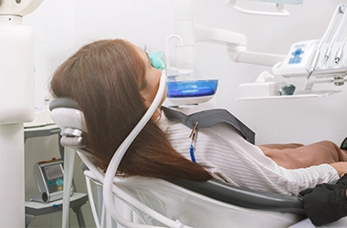 Person Undergoing Sedation Dentistry