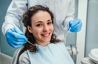 Woman At The Dentist